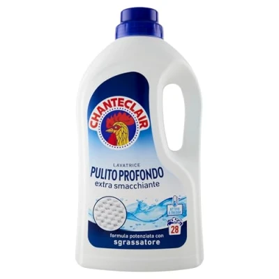 Abbildung von 6x CHANTECLAIR PULITO PROFONDO Flüssigwaschmittel für die Waschmaschine, 28 Waschgänge, 1260 ml+ Italian Gourmet Polpa 400g