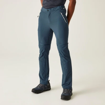 Abbildung von Regatta Herren Mountain Zip Off Wanderhose Hose, Moonlt Denim, 33W