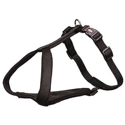 Abbildung von Trixie Hunde Geschirr Premium Y schwarz Bauchumfang / Breite: 30 37 cm/10