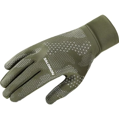 Abbildung von Salomon Cross Warm Unisex Handschuhe, praktisch, atmungsaktive Wärme, intelligentes Design, Blau, S