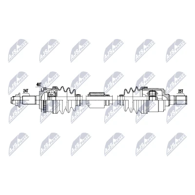 Abbildung von Antriebswelle NTY NPW KA 402