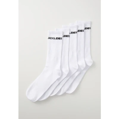Abbildung von Jack &amp; Jones Basic LOGO Tennis SOCK 5 PACK Socken, Herren, Größe: ​43/46, White