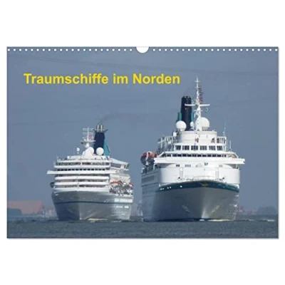Abbildung von Traumschiffe im Norden (Wandkalender 2025 DIN A3 quer), CALVENDO Monatskalender