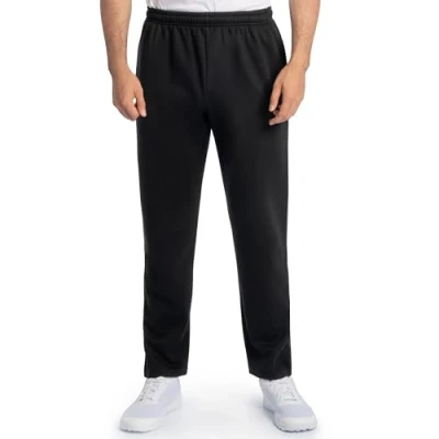 Abbildung von Fruit of the Loom Herren Eversoft Fleece Sweatpants Trainingshose, Elastische Unterseite, Schwarz, 3XL