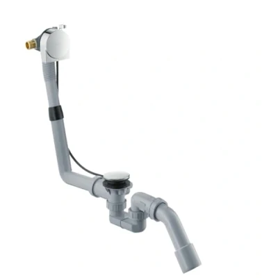 Abbildung von hansgrohe Ab Überlaufgarnitur &quot;Exafill S&quot;, (Komplett Set), Fertigset Wanneneinlauf chrom
