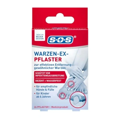 Abbildung von SOS Warzen ex pflaster 24 St