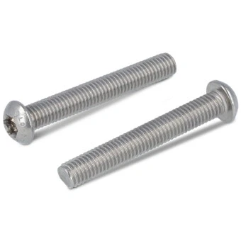 Abbildung von Flachrundkopfschrauben ISR mit Flansch Vollgewinde ISO 7380 2 A2 M6X8/8 TX30 (500 Stück)
