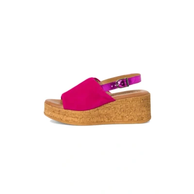 Abbildung von Tamaris Plateausandalette, Damen, Größe: 36, Pink Schuhe