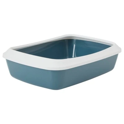 Abbildung von Nobby Katzentoilette mit Rand Iriz grau blau