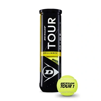 Abbildung von Dunlop Tennisball Tour Brilliance für alle Bodenbeläge (1x4er Dose)