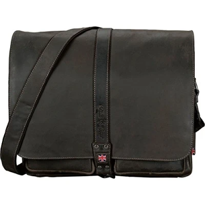 Abbildung von Pride and Soul 47145 Umhängetasche Mr. Liam, aus echtem Leder, braun 36