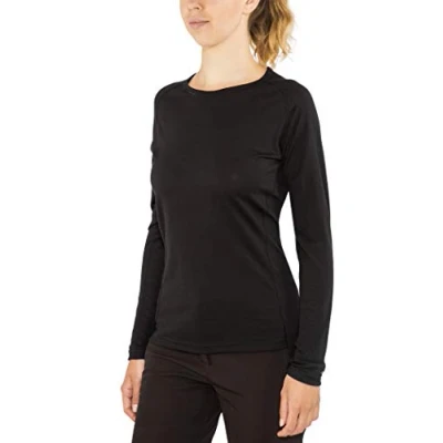 Abbildung von Devold of Norway Breeze Merino 150 LS Shirt W Damen (Schwarz M ) Expeditionsbekleidung