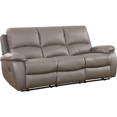 Abbildung von ATLANTIC home collection 3 Sitzer &quot;Lion&quot;, mit Relaxfunktion und Federkern, Lederbezug
