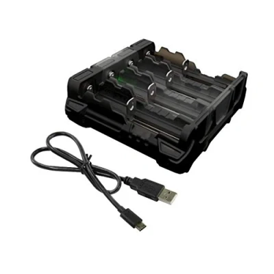 Abbildung von Armytek Handy C4 Pro USB Ladegerät für 4 Batterien mit Powerbank Funktion