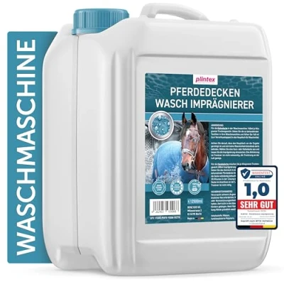 Abbildung von PLINTEX® [2500ml] Wash In Imprägnierung für Pferdedecken ohne Baumwollanteil Nano Membran Dermatologisch getestet &amp; atmungsaktiv