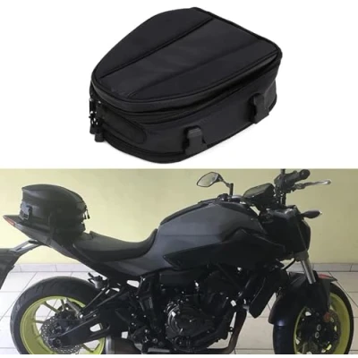 Abbildung von AnXin Motorrad Satteltasche Wasserdicht PU Leder Multifunktion 8L