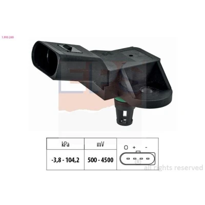 Abbildung von EPS 1.993.280 Drucksensor, Bremskraftverstärker VOLKSWAGEN: GOLF Plus / Crossgolf, 6, Touran I, AUDI: A3 Sportback, Schrägheck