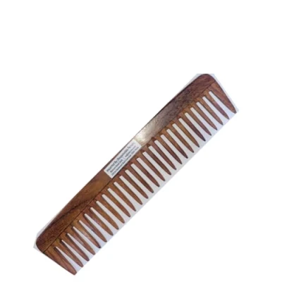 Abbildung von SVATV Handgefertigter Rosewood/Palisander Kamm zum Entwirren des Haarkamms für dickes, lockiges und welliges Haar, nicht statisch umweltfreundlich S 76A