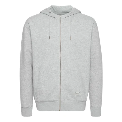 Abbildung von Solid Mason Zipper Sweatjacke, Herren, Größe: XL, Light grey melange