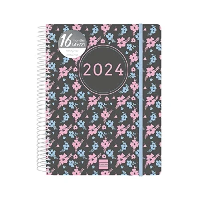 Abbildung von Finocam Terminkalender Ikon 16 Monate 2023 2024 1 Tag pro Seite September bis Dezember (16 Monate) Fiori International