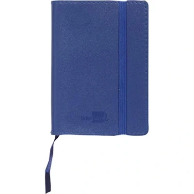 Abbildung von Liderpapel Notizbuch Kunstleder A5 120 Blatt 70g/m² kariert 4mm ohne Rand blau
