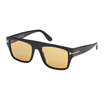 Abbildung von Tom Ford Sonnenbrille, Größe: One Size, Glossy black/brown