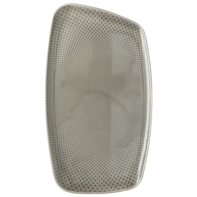 Abbildung von Rosenthal Junto Pearl Grey Platte 36 x 21 cm