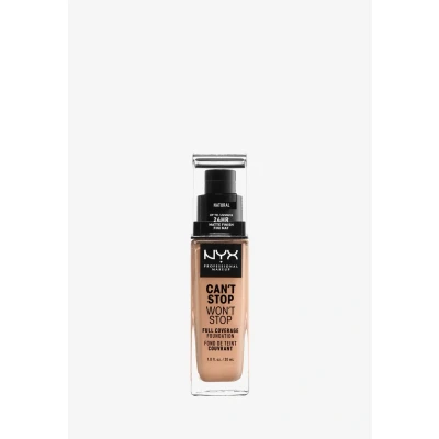 Abbildung von NYX Professional Makeup Can&#039;t Stop Won&#039;t Full Coverage Foundation Natürlich 30 ml