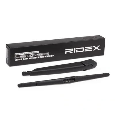 Abbildung von Wischarm, Scheibenreinigung Ridex 301W0011 hinten mit Kappe, integriertem Wischblatt RENAULT: GRAND SCENIC 3, 3