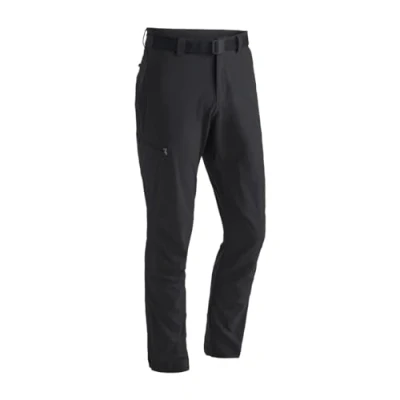 Abbildung von Maier Sports Torid Slim, Herren Wanderhose, Wasserabweisende Outdoorhose für Trekking und Hiking, Enganliegender Schnitt, PFC frei, mSTRETCH pro 4 &amp; Dryprotec, Schwarz, 110 (W38/L35)
