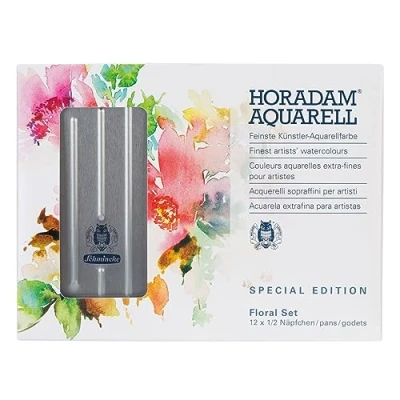 Abbildung von Schmincke Aquarellfarbe HORADAM® AQUARELL, Floral Set, 12 x 1/2 Näpfchen Special Edition