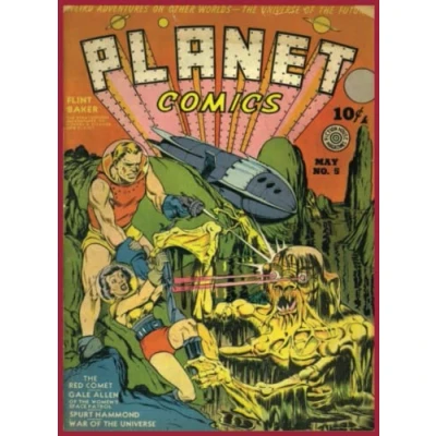 Abbildung von Planet Comics #5: Vintage Golden Age Sci Fi May 1940 (Planet (Golden Age), Band 5)