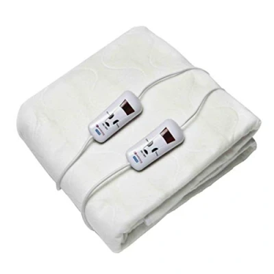 Abbildung von Wärmeunterbett Elektrisch Doppelbett Größe 150 x 160 cm 4 Temperaturstufen Heizunterbett aus 100% Polyester Hochwertiger Elektrischer Matratzenbezug Pekatherm UP210DF