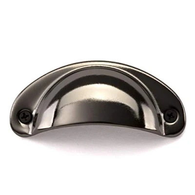 Abbildung von SO TECH® Möbelgriff Muschelgriff KHEA BA 64 mm, Griff Schrankgriff Schubladengriff incl. Schrauben