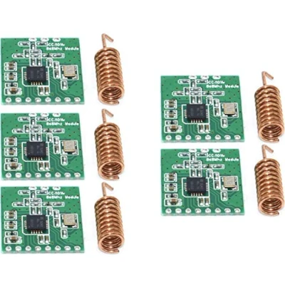 Abbildung von TECNOIOT 5pcs CC1101 868MHz Wireless Module Long Distance Transmission with Antenna