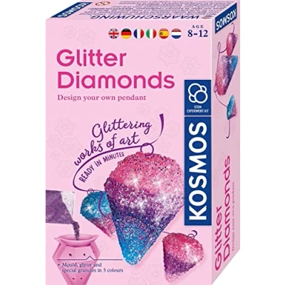 Abbildung von Kosmos Glitter Diamonds, Experimentier Set, Chemie, 8 Jahr(e), Mehrfarbig