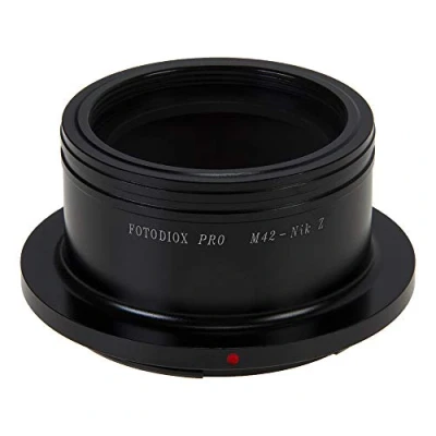 Abbildung von Fotodiox Pro Lens Mount Adapter Compatible with M42 Type 2 and Select 1 Lenses on Nikon Z Cameras