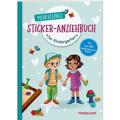 Abbildung von Mein kleines Sticker Anziehbuch. Im Kindergarten / Stickerspaß Mit 150 wiederablösbaren Stickern Für Mädchen und Jungen ab 4 Jahren: Stickern, ... Jahren. über