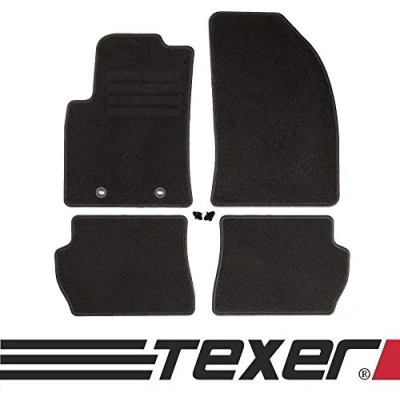 Abbildung von TEXER Textil Fußmatten Passend für Ford Fiesta V Bj. 2004 2008 Basic
