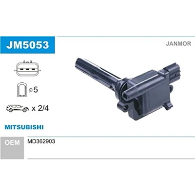 Abbildung von JANMOR JM5053 Zündspule MITSUBISHI: Carisma Schrägheck