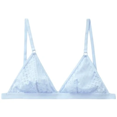 Abbildung von United Colors of Benetton Monogram Triangel BH, Damen, Größe: XS, Blue