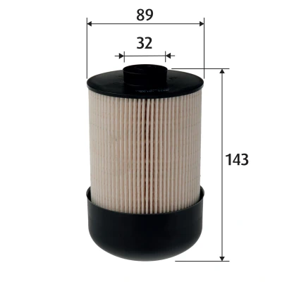 Abbildung von VALEO 587946 Kraftstofffilter Filtereinsatz FIAT: Talento Bus, Kastenwagen