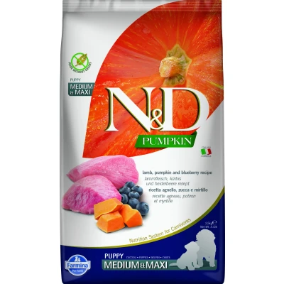 Abbildung von N&amp;D Pumpkin DOG Puppy M/L Lamm &amp; Heidelbeere varianten 2,5 kg
