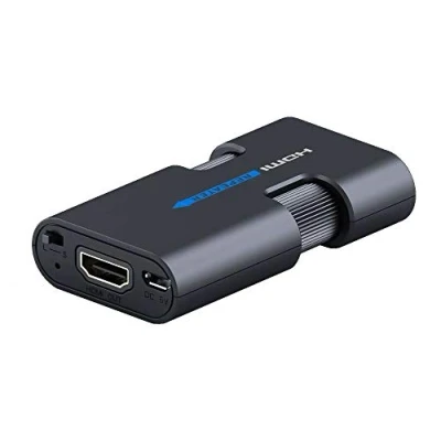 Abbildung von PremiumCord 4K HDMI Repeater bis zu 40m, 2.0, externe Hilfsstromversorgung, unterstützt Video 4Kx2K 2160p UHD, Full HD 1080p 60Hz, Farbe schwarz