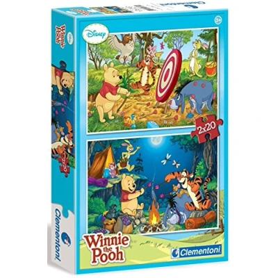 Abbildung von Clementoni Puzzle Kubus 2x20 Winnie the Pooh