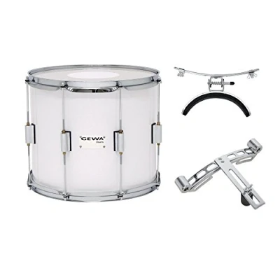 Abbildung von GEWA Marschtrommel, Tenortrommel 14x12&quot; weiß foliert
