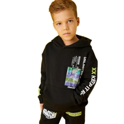 Abbildung von Koton Boys Printed Hoodie Long Sleeve