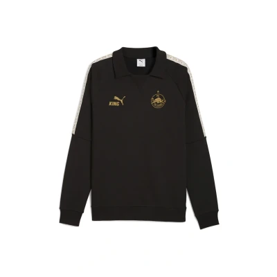 Abbildung von PUMA FC Rot Bull Salzburg KING Drill Top Herren, Sport, Schwarz/Matte Gold, XS
