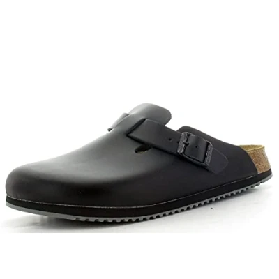 Abbildung von Birkenstock Clogs Boston Pantolette flach, Größe: 42, Black Schuhe