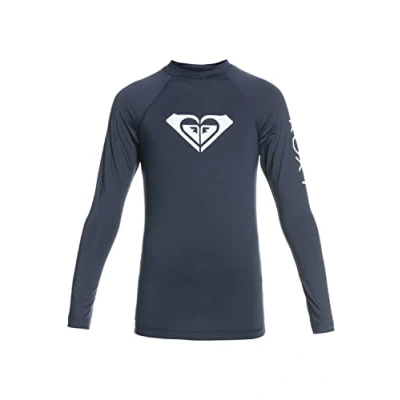 Abbildung von Roxy Whole Hearted Langarmshirt für Kinder, Größe: 128/134, Blue